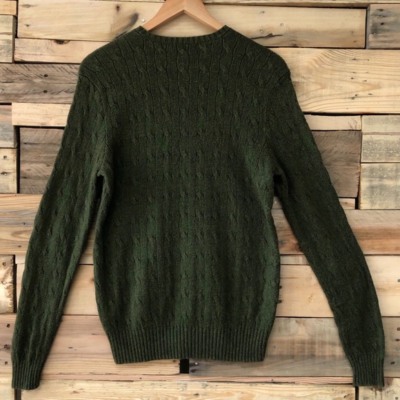 POLO by Ralph Lauren silk cable long sleeve crewneck sweater, size S - Picture 5 of 7